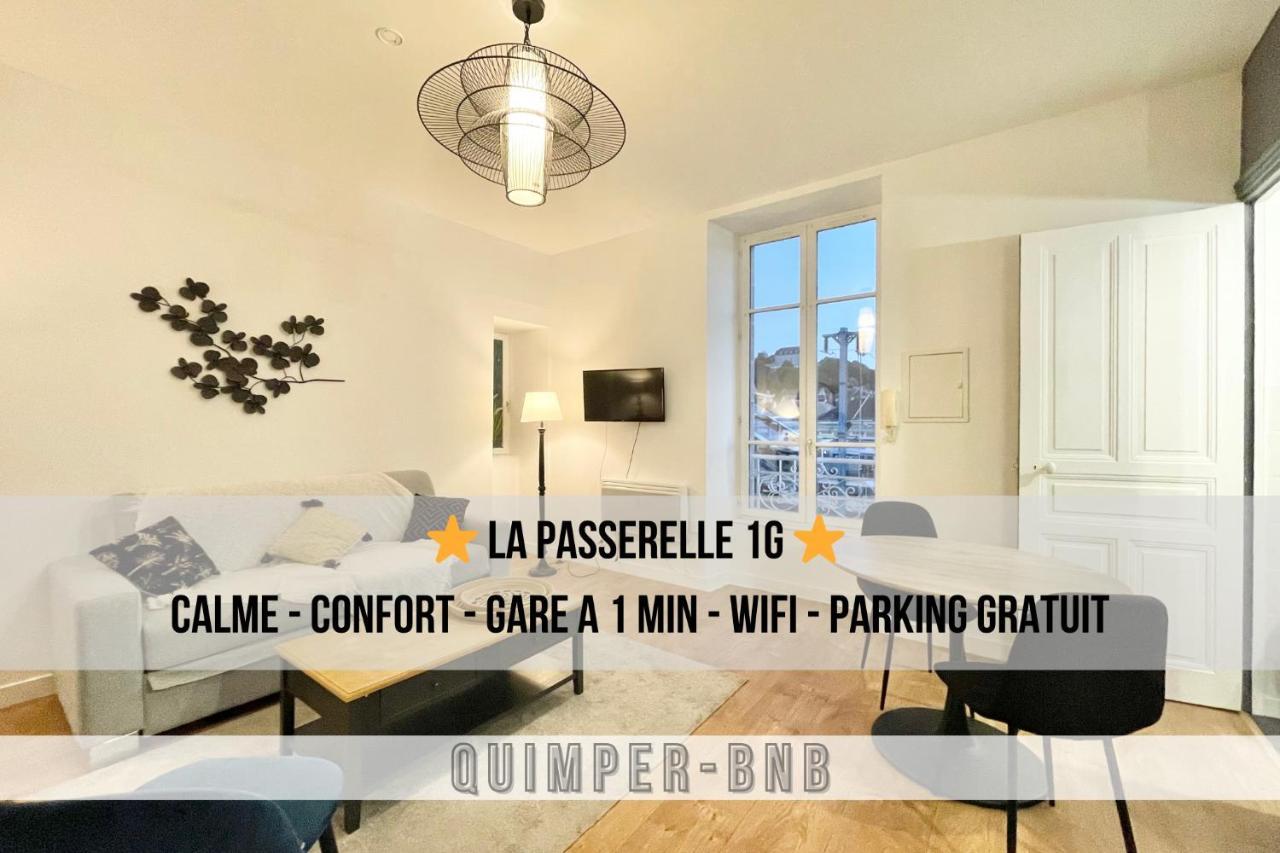 Le Passerelle 1G - Confort - Wifi - Centre Ville A Pied كْيَمبيه المظهر الخارجي الصورة